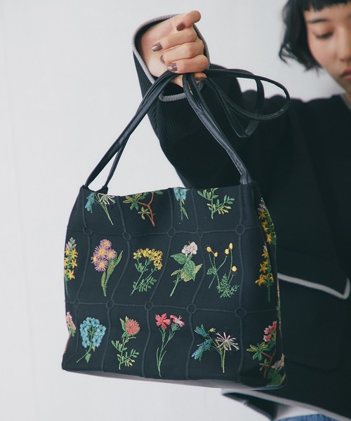 ショルダーバッグ バッグ 花柄刺繍ショルダーバッグ レディース メンズ