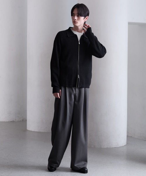 CLEL（クレイル） セーター ニット 「CLEL」Minimal Collar Drivers