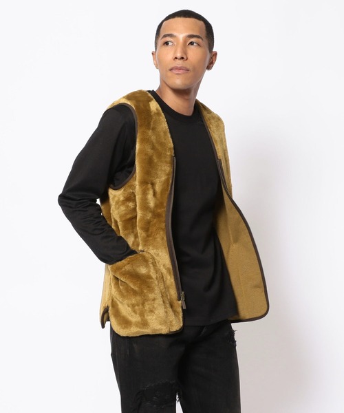 Barbour（バブアー） ベスト ジレ SL FUR LINER MLI0035 ファー