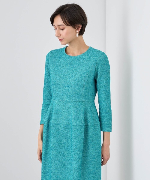 ANAYI（アナイ） ワンピース ツイードジャージーコクーン ワンピース