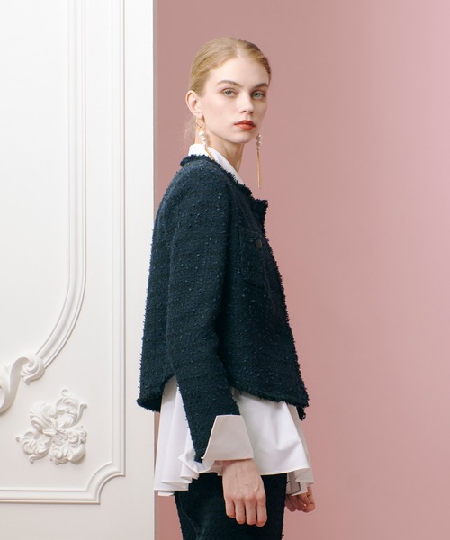 LOULOU WILLOUGHBY（ルルウィルビー） ジャケット ノーカラー