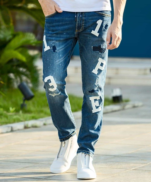 1PIU1UGUALE3 RELAX ジーンズ 1PIU1UGUALE3 RELAX(ウノピゥウノウ