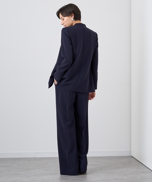 ANAYI（アナイ） ジャケット ノーカラージャケット ストレッチクロス