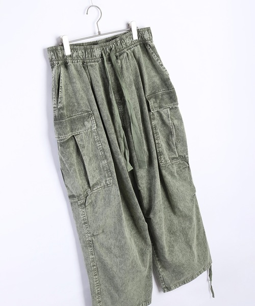 WESTSEA（ウエストシー） カーゴパンツ スーパーワイド ツイル硫化染め