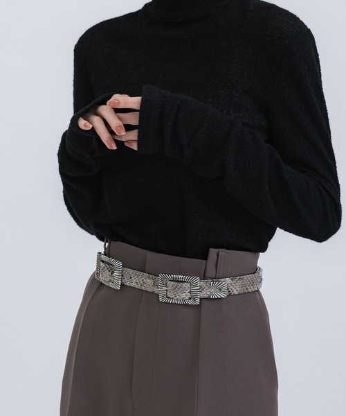 TOGA（トーガ） ベルト 「TOGA TOO/トーガトゥ」Double square buckle