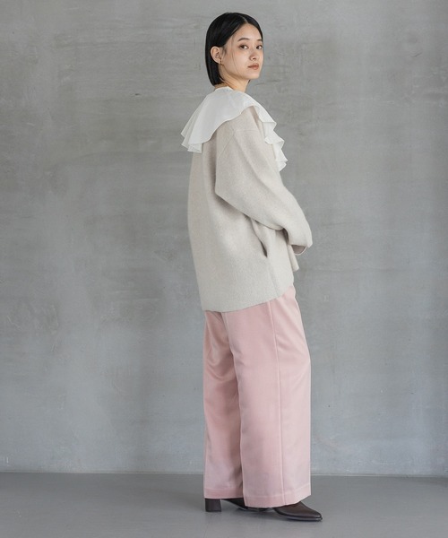 A part by（アパートバイ） カーディガン CNラクーンコンVカーディガン