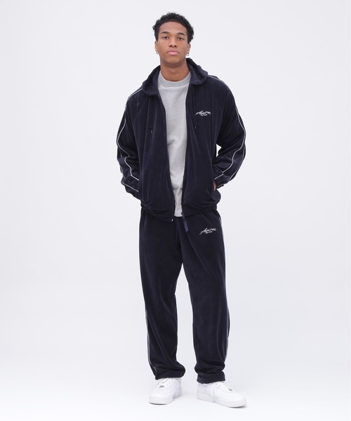 AVIREX（アヴィレックス） パーカー VELOUR ZIP PRAKA CURSIVE LOGO