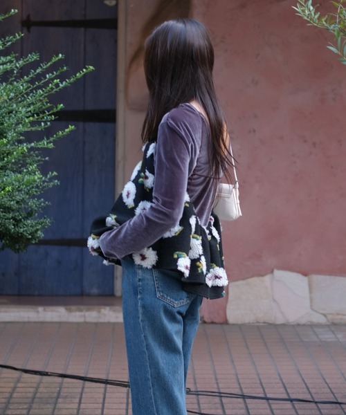 AKTE（アクテ） ブラウス シャツ ボアキャミソール レディース