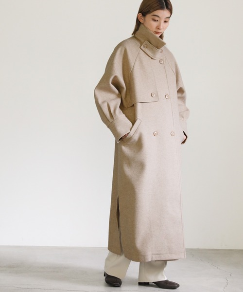 select MOCA（セレクトモカ） コート アウター スタンドネックラグラン