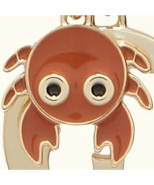 FURLA（フルラ） キーホルダー FURLA CRYSTAL KEYRING CRAB : ZOZOTOWN