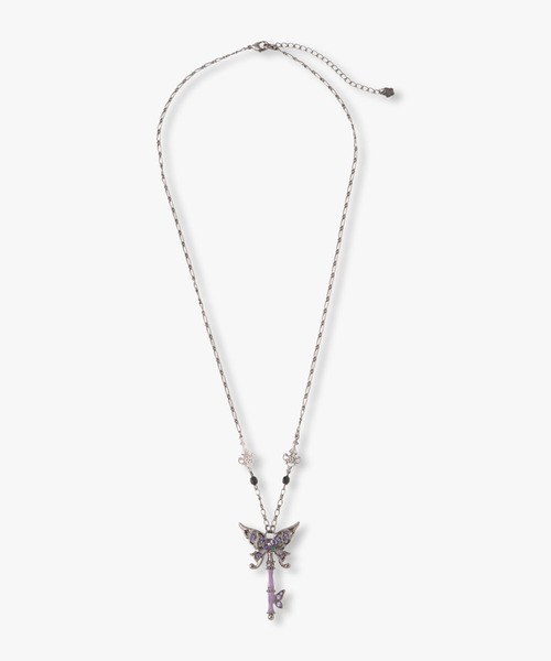 ANNA SUI（アナスイ） ネックレス バタフライ鍵モチーフ ネックレス