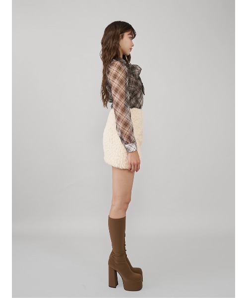 Darich（ダーリッチ） ブラウス シャツ シアーパフショルブラウス