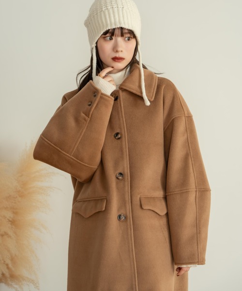 hinari（ヒナリ） コート アウター ミニシャギーロングコート