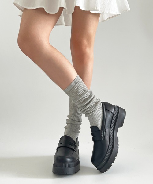 Shoes in Closet（シュークロ） ローファー 軽量厚底 2段ソール