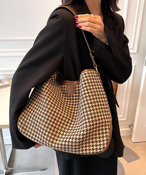 Amulet（アミュレット） ショルダーバッグ バッグ 千鳥格子柄2WAY