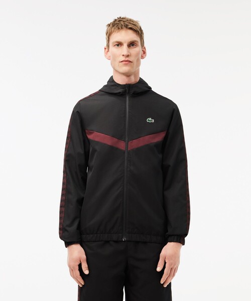 LACOSTE（ラコステ） ナイロンジャケット 撥水 スリーブテーピング