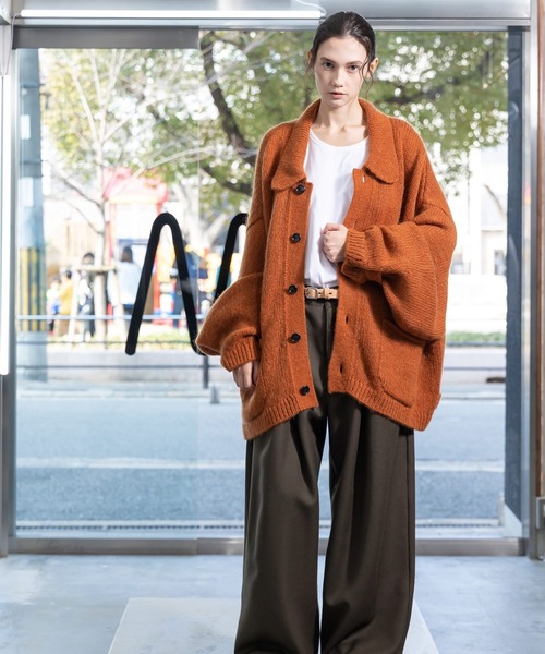 VOAAOV（ヴォアーブ） カーディガン 「VOAAOV」MOHAIR KNIT Blouson