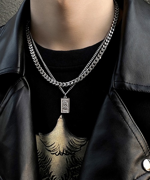 DiamondHearts（ダイヤモンドハーツ） ネックレス スクエアプレート