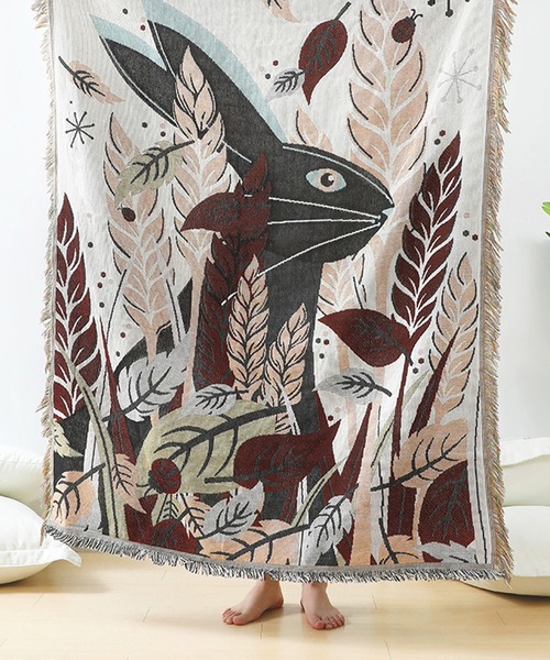 花 果物 マルチカバー ソファカバー ヴィンテージラグ 183x122 果物