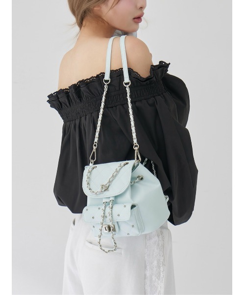 Darich（ダーリッチ） デイバック リュック キルティングビジューミニ