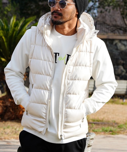 adamsJUGGLER（アダムスジャグラー） ベスト ジレ レザーパファー