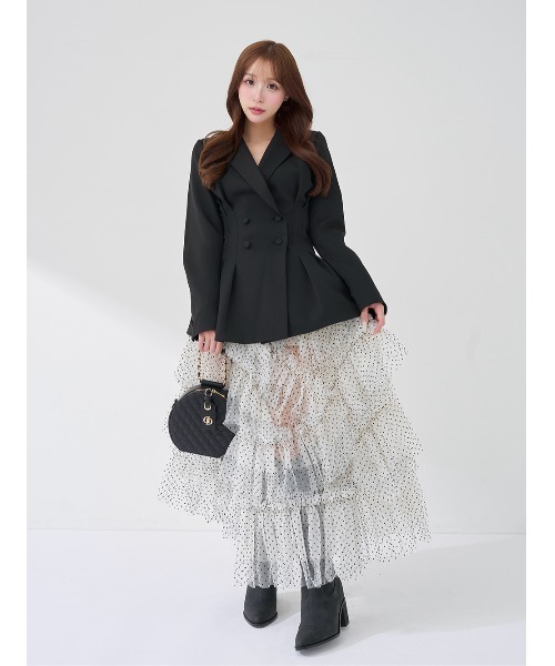 Darich（ダーリッチ） コート アウター パネルデザインシルエットぺ