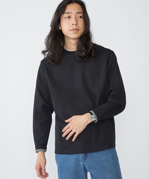 SHIPS（シップス） tシャツ SHIPS: 鹿の子 ダブルフェイス クルー