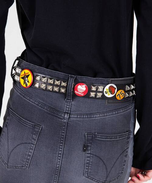 HYSTERIC GLAMOUR（ヒステリックグラマー） ベルト STUDS BADGES FEVER