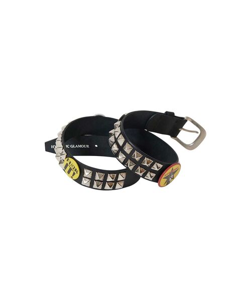 HYSTERIC GLAMOUR（ヒステリックグラマー） ベルト STUDS BADGES FEVER