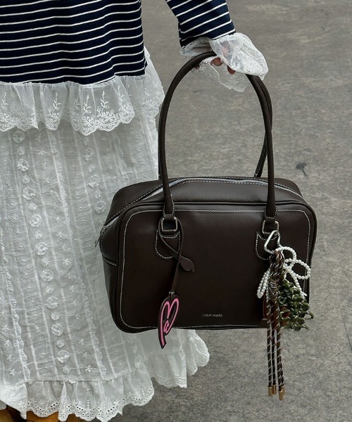 FREE STYLISTS ショルダーバッグ バッグ Y2K メタリック ボストン