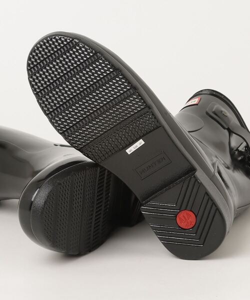 HUNTER（ハンター） レインブーツ 38 ブラック レディース : ZOZOTOWN