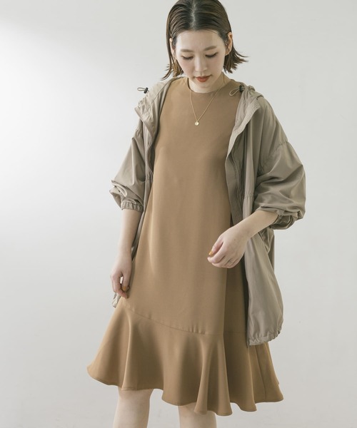 F by ROSSO（エフバイロッソ） ワンピース ジョーゼット裾フレア