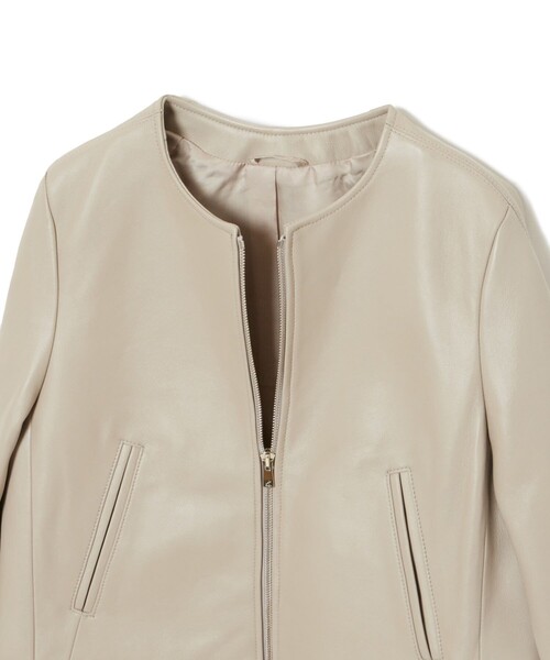 ANAYI（アナイ） レザージャケット ライダース ラムレザーファスナー