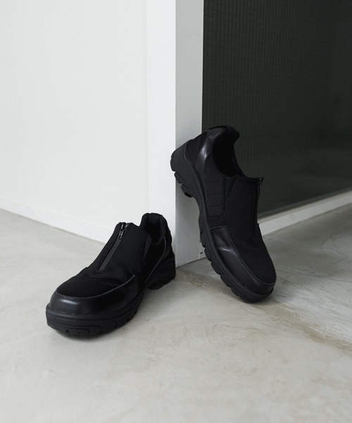 cii スニーカー Vibram sole zip sneaker / ビブラムソールジップ