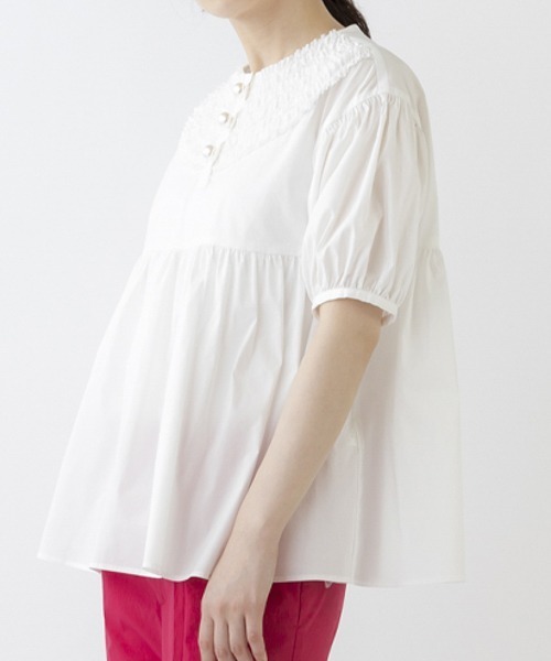 Sono（ソーノ） ブラウス シャツ 「SONO/ソーノ」ちびフリルブラウス