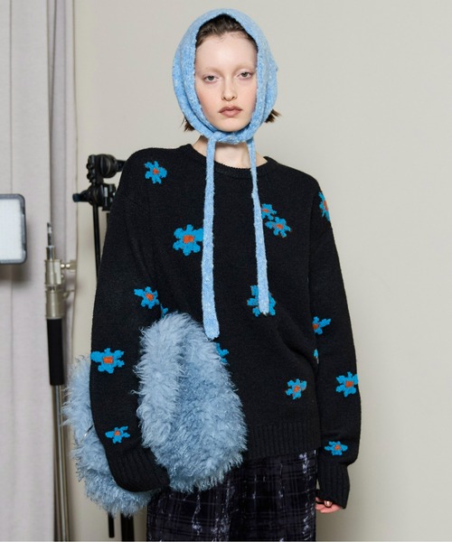 MAISON SPECIAL（メゾンスペシャル） ニット セーター Many Flower