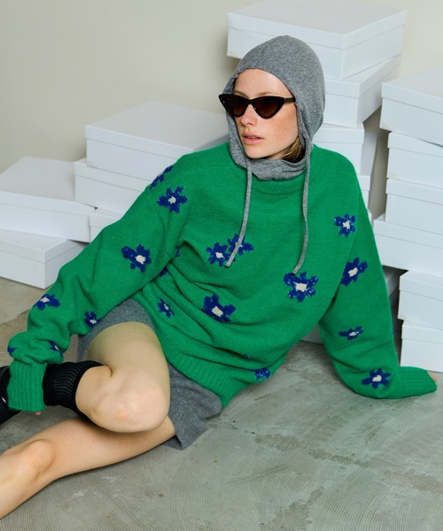 MAISON SPECIAL（メゾンスペシャル） ニット セーター Many Flower