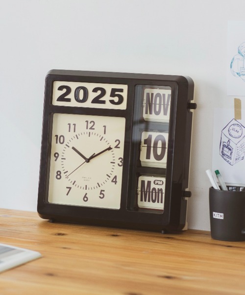 RELAX（リラックス） 時計 「RELAX/リラックス」フリップカレンダー