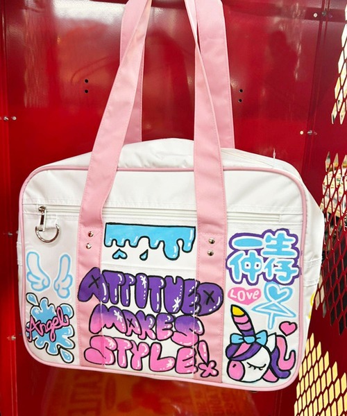 SPINNS（スピンズ） ショルダーバッグ バッグ 「学校生活を楽しく