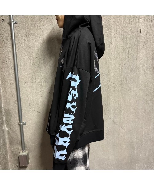 PSYNYXX パーカー PSYNYXX×シナモロールコラボZIPパーカー メンズ