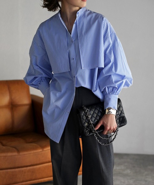 Bonjour Sagan（ボンジュールサガン） ブラウス シャツ フライヨーク