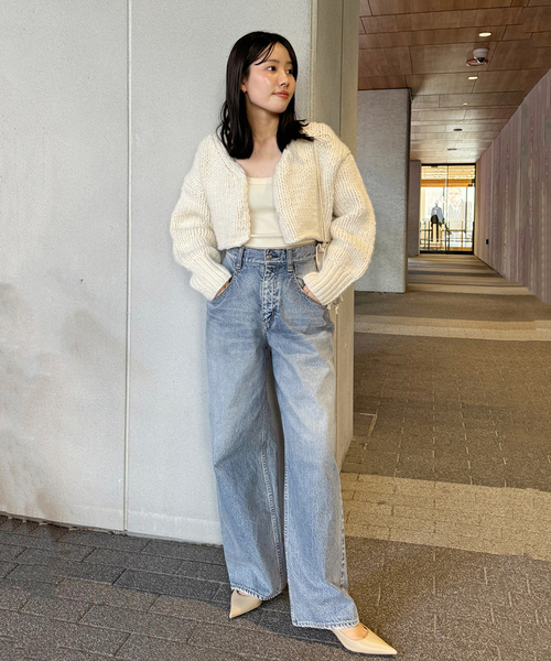 plage（プラージュ） カーディガン roving hand ニットカーディガン