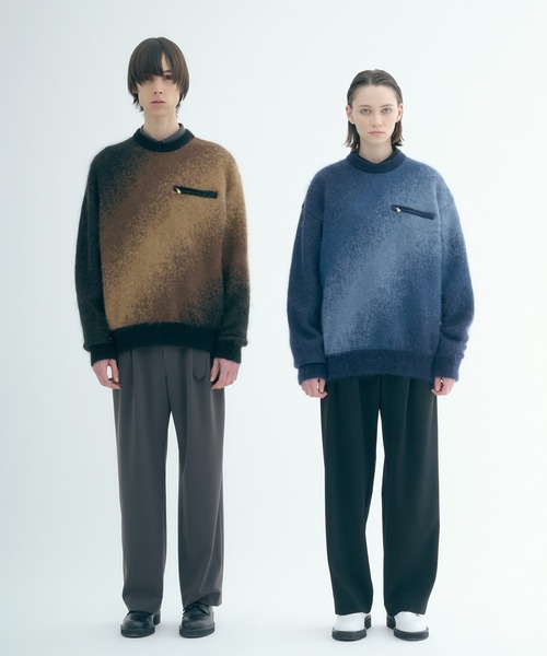 CULLNI（クルニ） セーター ニット 「別注」GRADATION KNIIT/シャギー