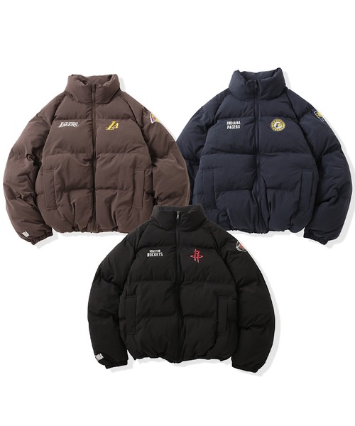 That's life ダウンジャケット ダウン NBA Team logo Puffer Jacket