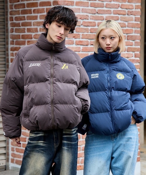 That's life ダウンジャケット ダウン NBA Team logo Puffer Jacket
