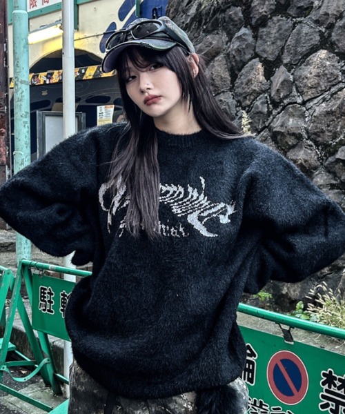 A'gem 9（エージェムナイン） セーター ニット A'GEM/9 × .kom 「A'GEM