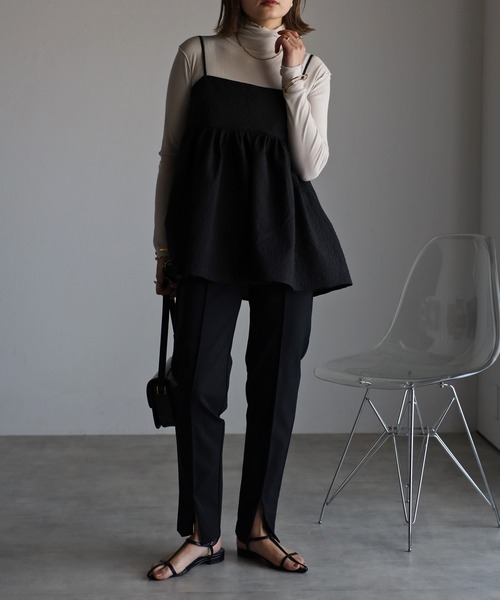 Bonjour Sagan（ボンジュールサガン） キャミソール ジャガードキャミ