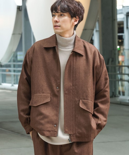 LAKOLE（ラコレ） ブルゾン アウター ツイードライクステンブルゾン