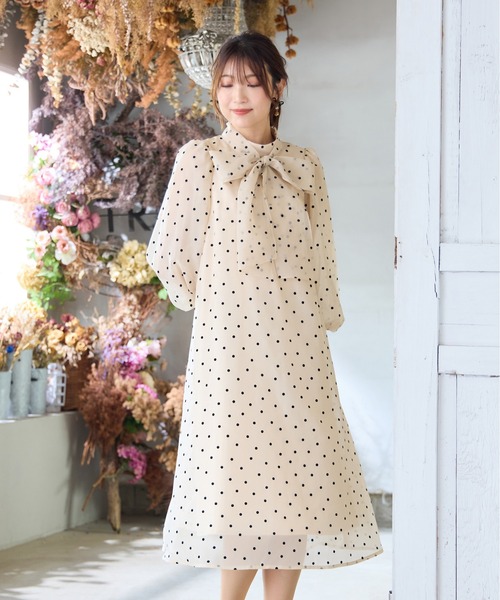 Rose Tiara（ローズティアラ） ワンピース オーガンジーフロッキー