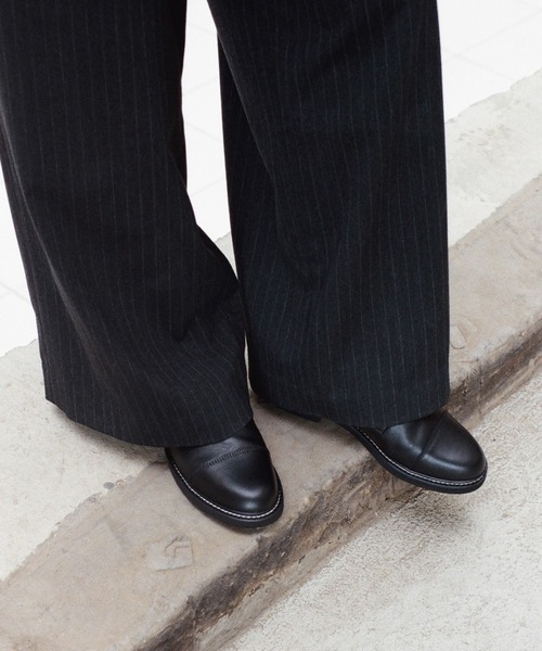 WYM LIDNM ビジネスシューズ GENUINE LEATHER PLAIN DERBY SHOES